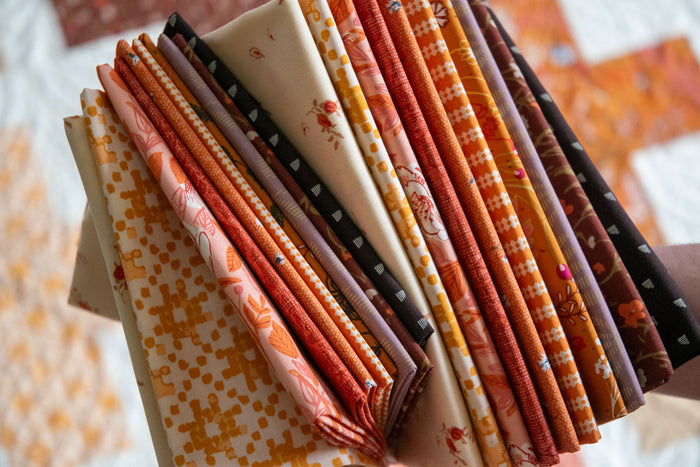 Amber Sunset Quilt Fabric Bundle