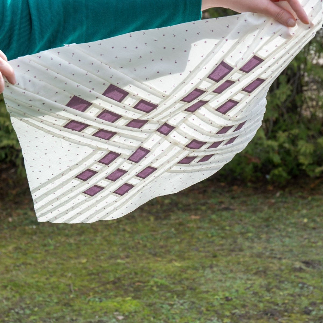 Crossing Over Quilt Block Pattern - pdf