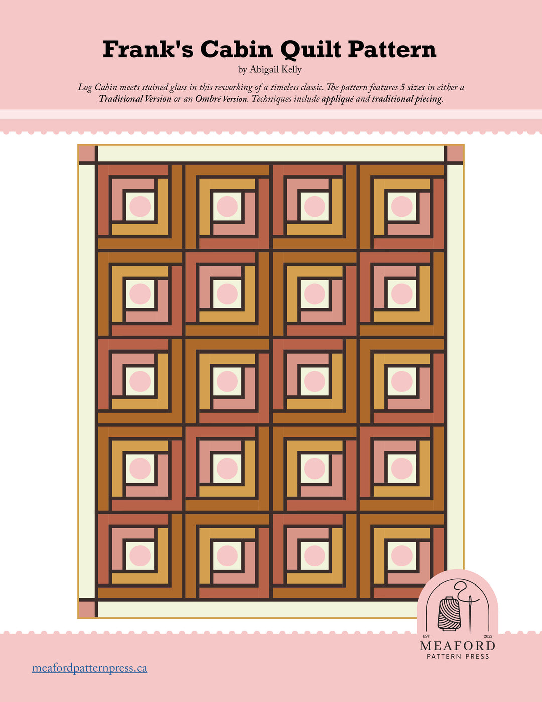 Frank's Cabin Quilt Pattern - download