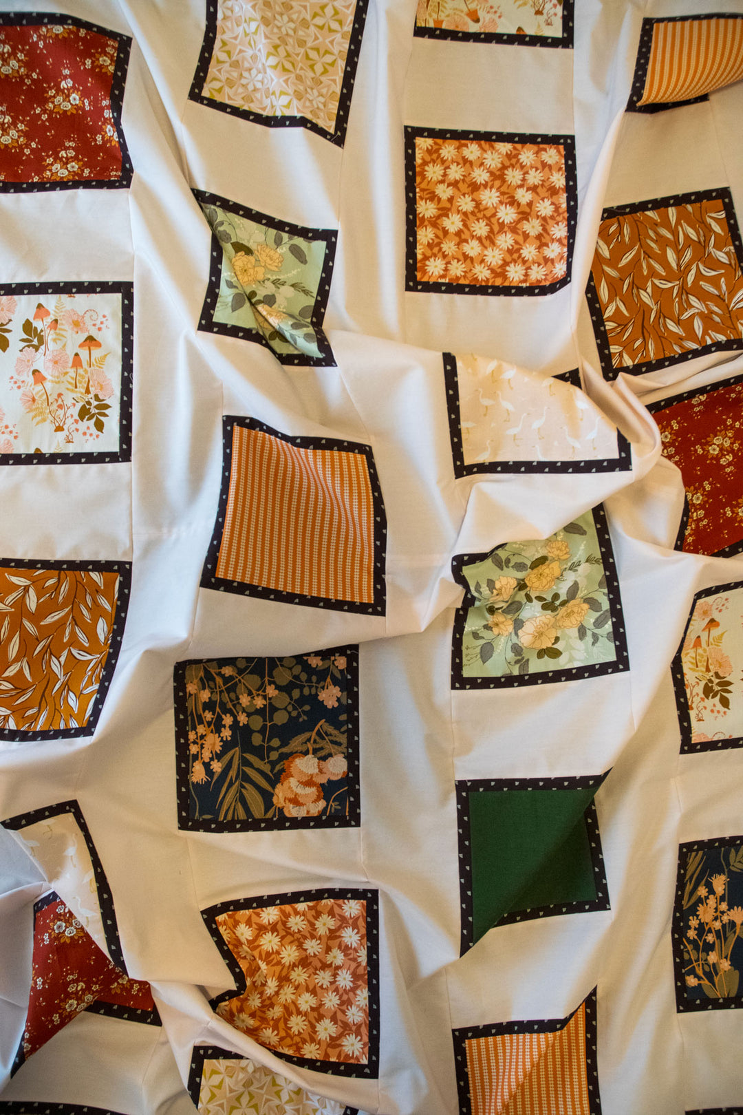 October Rose Peter's Pictures Quilt Easy Quilt Pattern