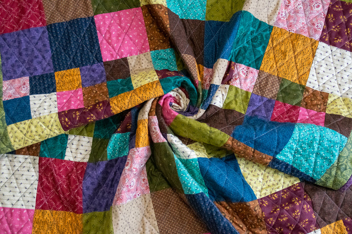 Mary's Patchwork Quilt Pattern - printed