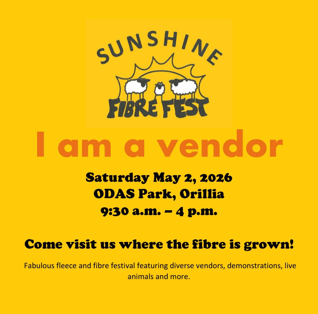 Sunshine Fibre Fest Orillia, ON 2026