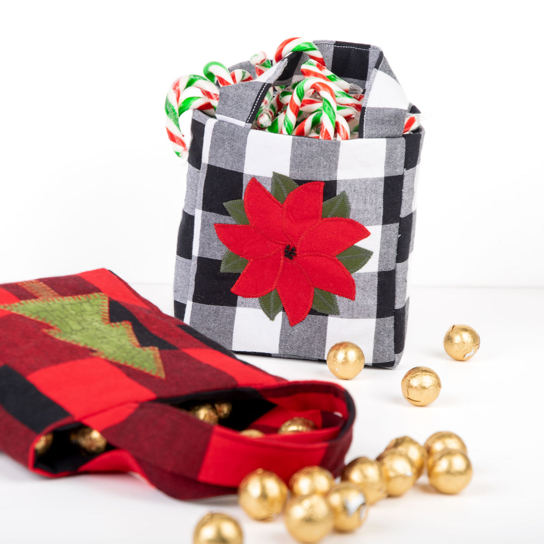 Season's Greetings Appliqué Templates - pdf